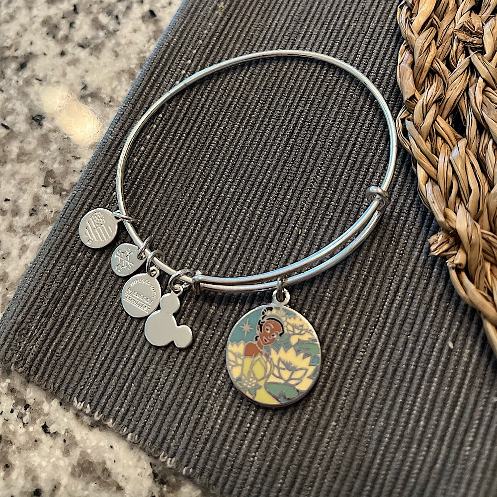 ALEX AND ANI Tiana Portrait Double Sided Bangle